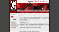 Desktop Screenshot of gordonlawoffices.net